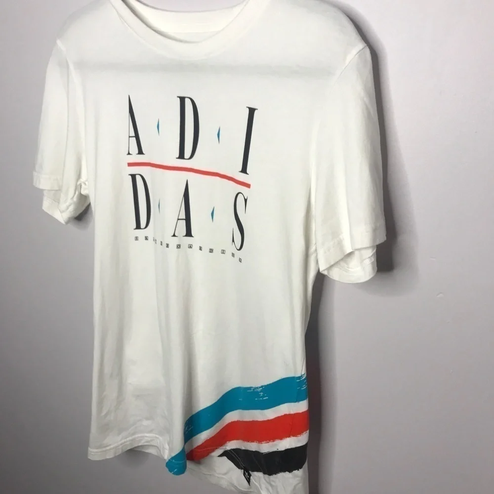 adidas Skateboarding Courtside White T-Shirt